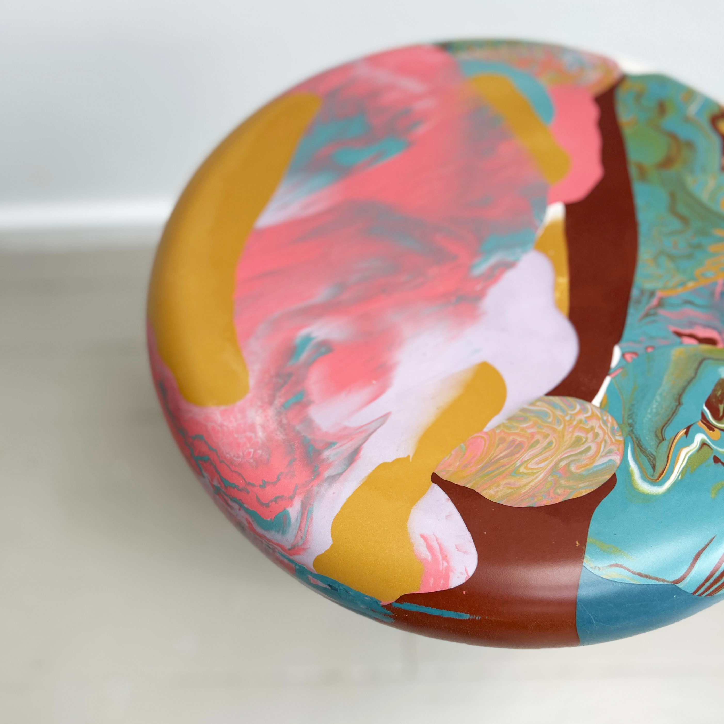 Owlet Table - Pink & Navy